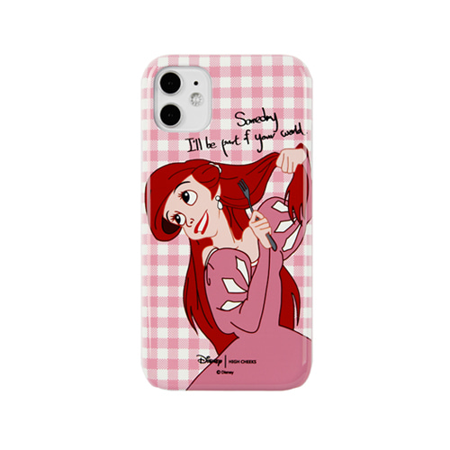 [김사랑 착용][Disney│highcheeks] Pink Ariel Phone Case