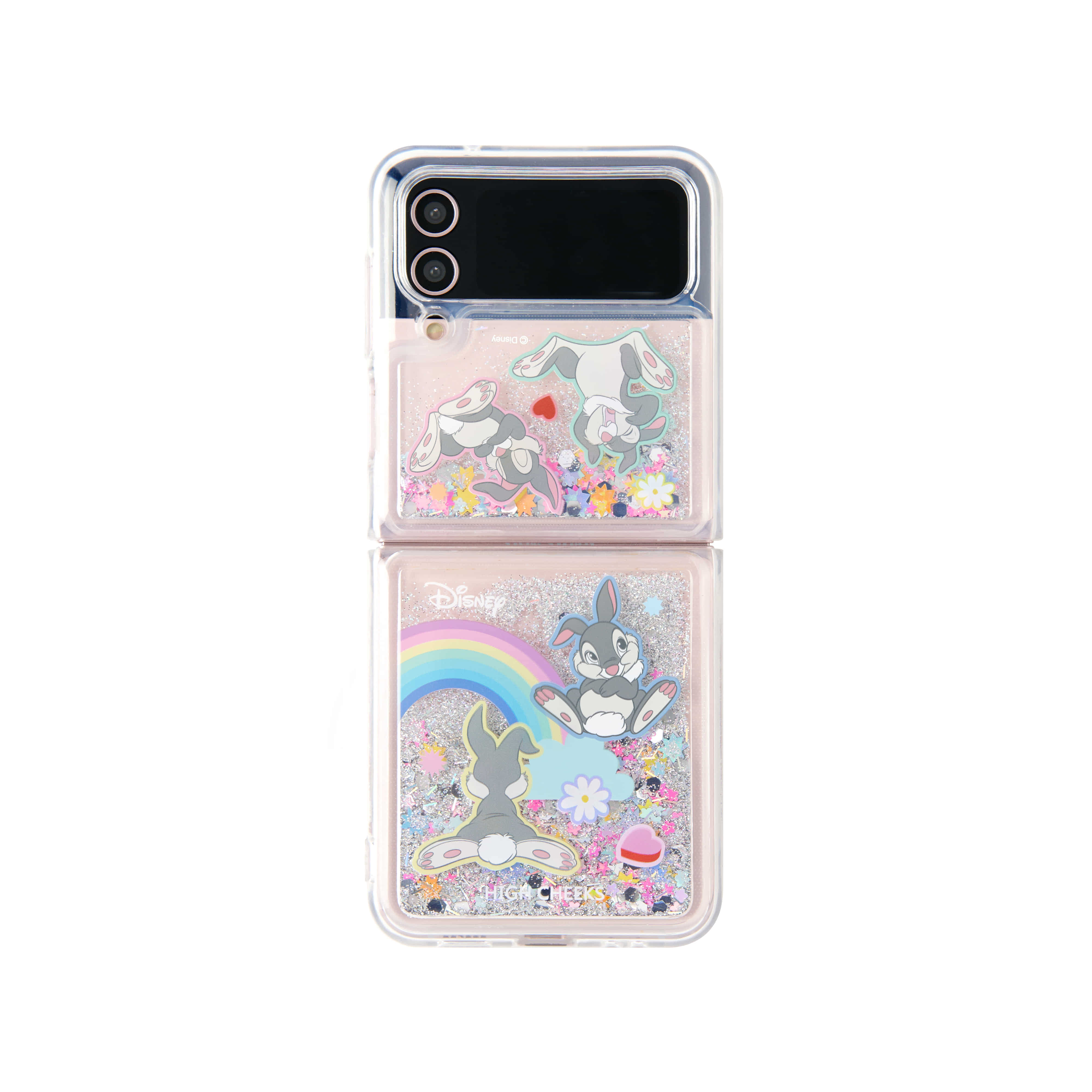 Rainbow Thumper Glitter Case_Z FLIP